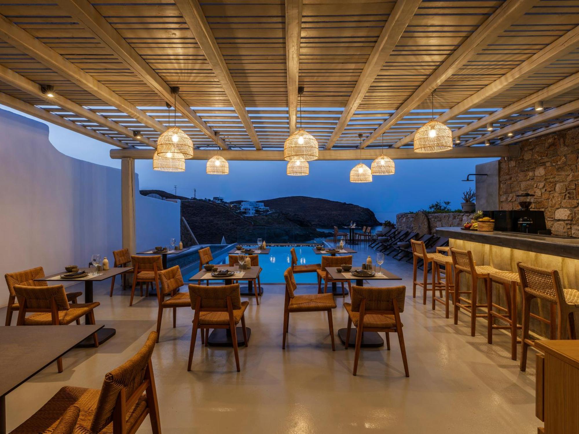 Merchia Beach Sea Rock & Sky Private Mykonos Residence المظهر الخارجي الصورة