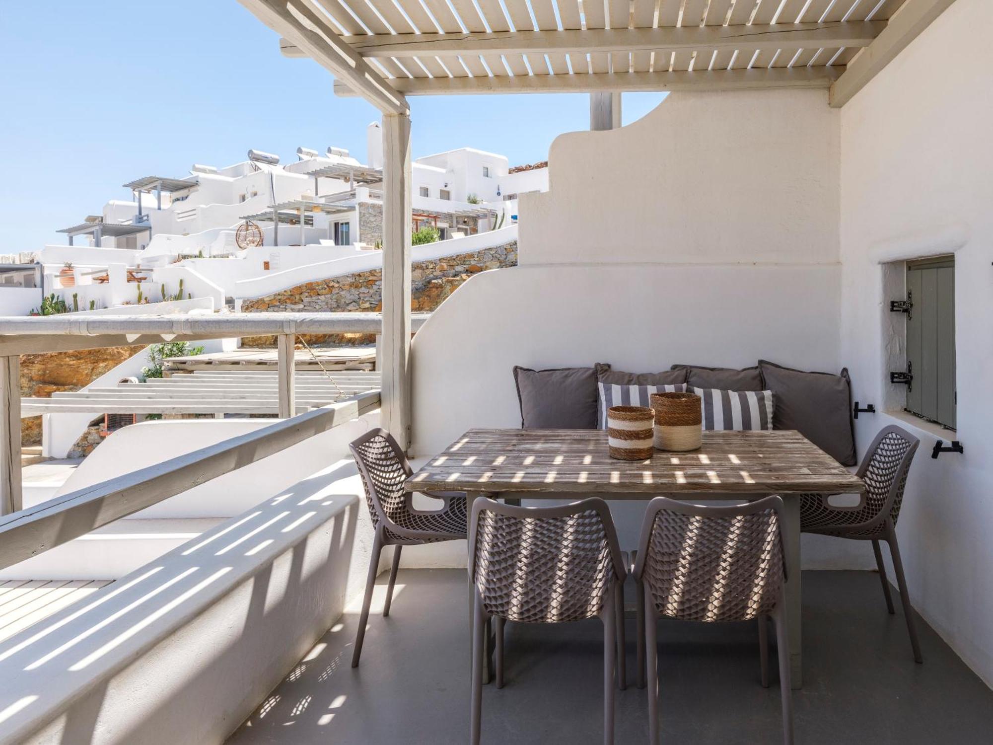 Merchia Beach Sea Rock & Sky Private Mykonos Residence المظهر الخارجي الصورة