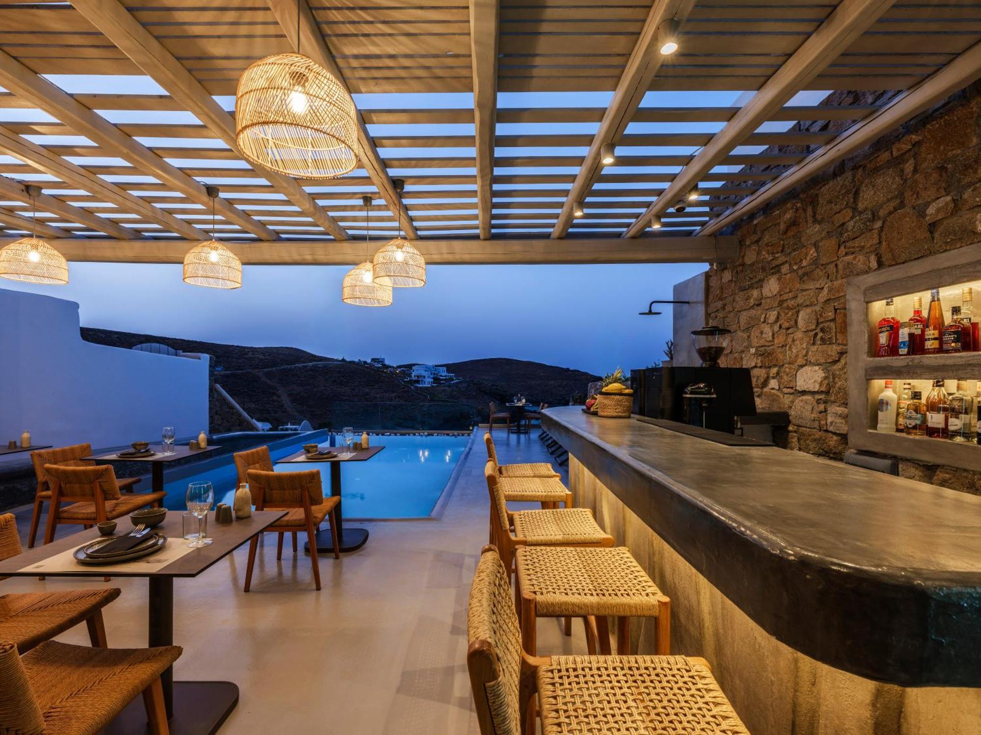 Merchia Beach Sea Rock & Sky Private Mykonos Residence المظهر الخارجي الصورة