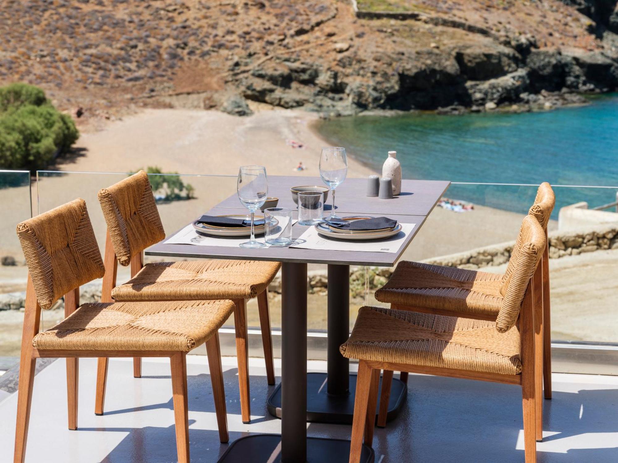 Merchia Beach Sea Rock & Sky Private Mykonos Residence المظهر الخارجي الصورة