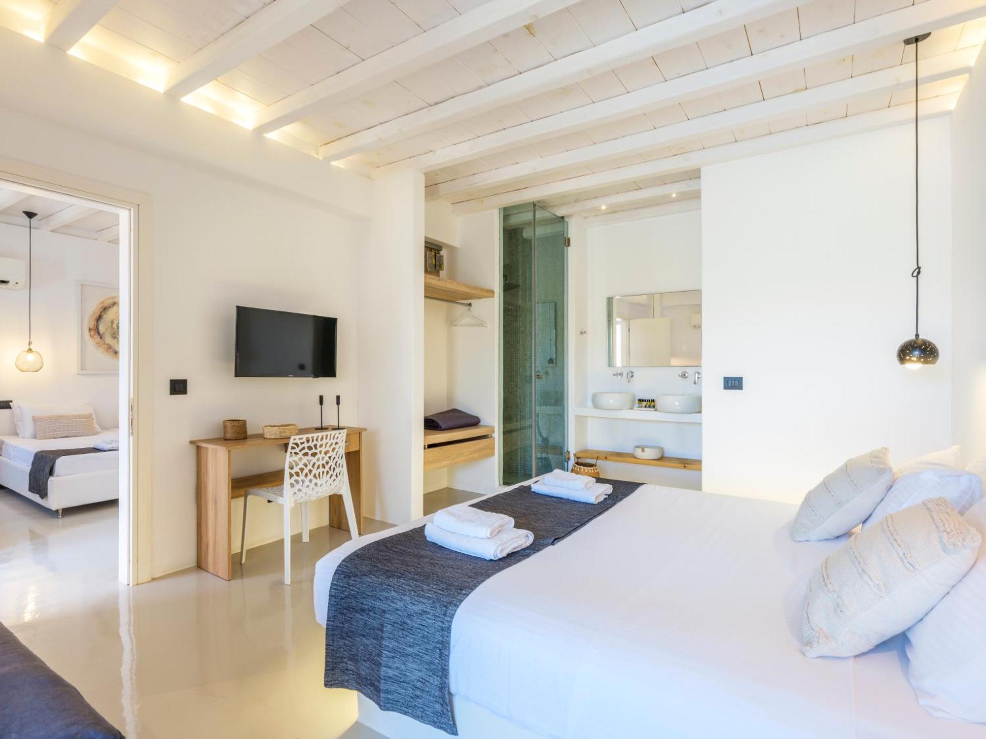 Merchia Beach Sea Rock & Sky Private Mykonos Residence المظهر الخارجي الصورة