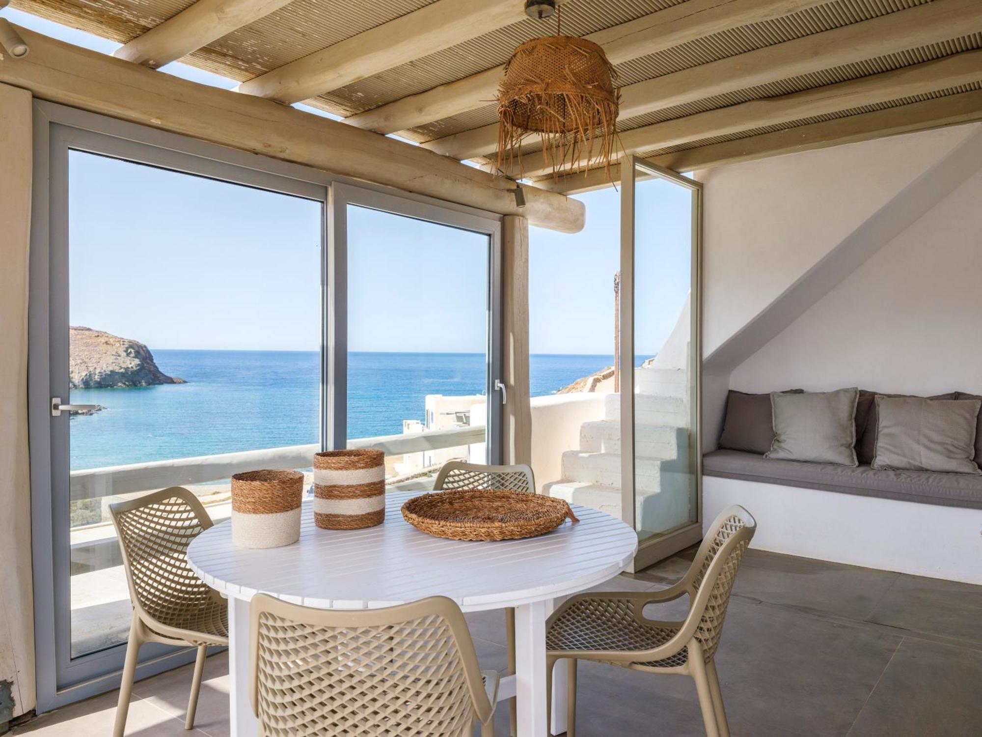Merchia Beach Sea Rock & Sky Private Mykonos Residence المظهر الخارجي الصورة