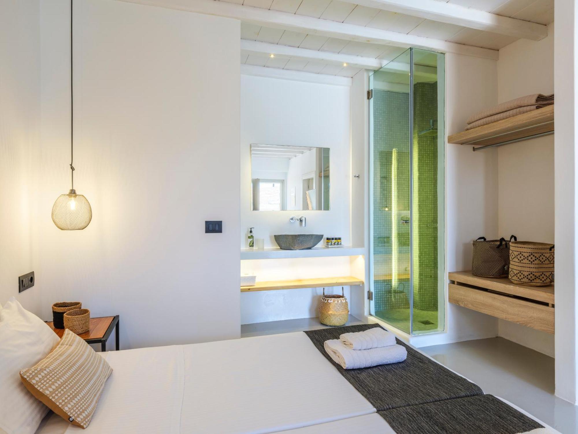 Merchia Beach Sea Rock & Sky Private Mykonos Residence المظهر الخارجي الصورة